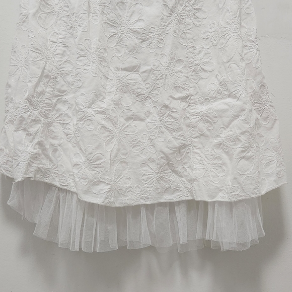 Costa Blanca Semi formal White strapless dress size S. EUC - Picture 4 of 4